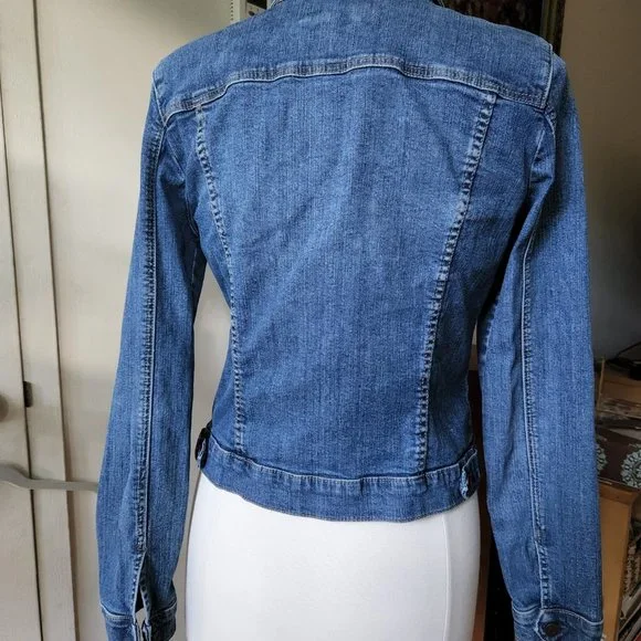 KUT from the Kloth Jean Denim Jacket size XL fits L 10 - Picture 8 of 17